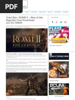 Total War - ROME II - Rise of The Republic Free Download (v2.4.0.19683) IGGGAMES