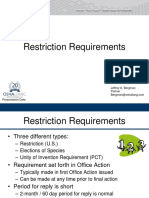 Restriction U.S. & PCT Styles Distinctions