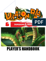 Dragon Ball Z & DND - Player's Handbook