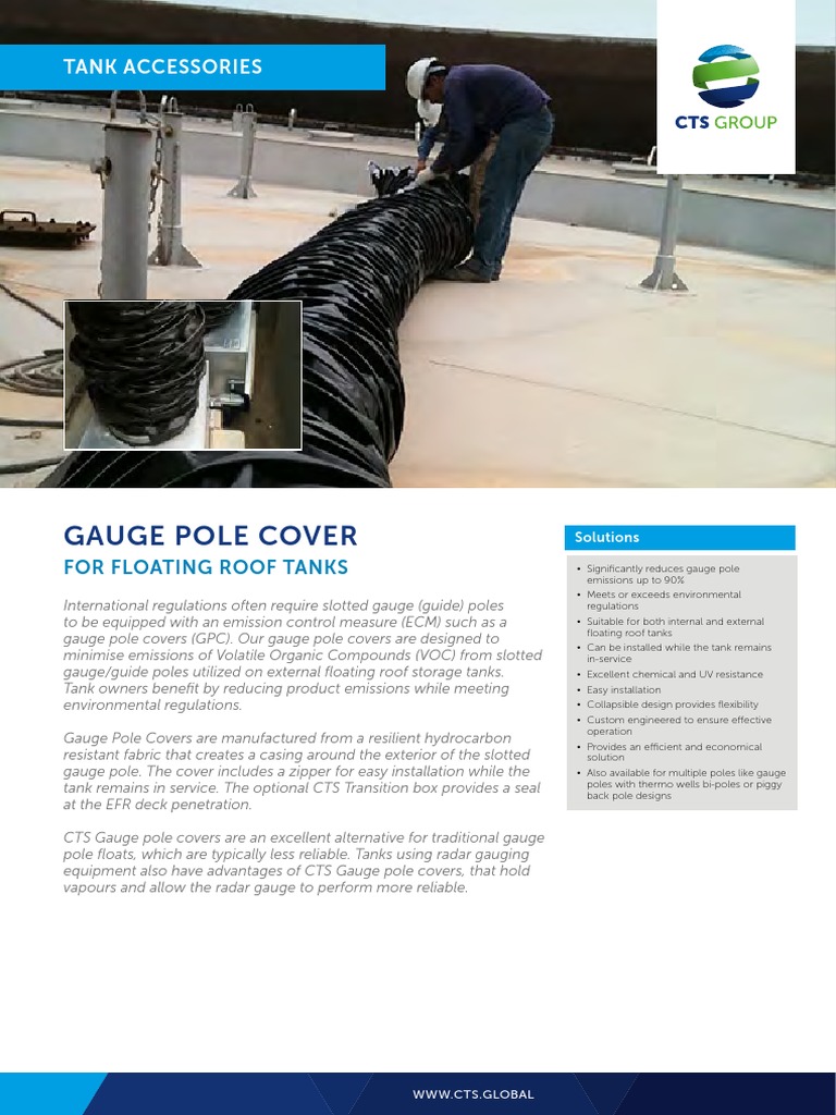Gauge Pole Covers for Emission Control | PDF | Volatile Organic ...