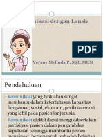 Komunikasi Dengan Lansia