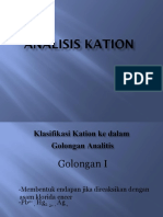 Analisis Kation