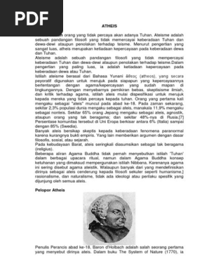 Atheis Pdf