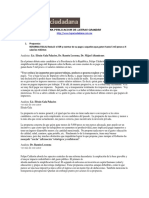 B. Propuestas de Reforma de Felipe Calderon