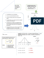 NORMAL DISTRIBUTION Hand Out PDF