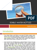 Edible Water Bottles