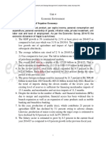 Unit 4 Economic Environment PDF