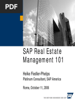 SAP Real Estate Management 101 PDF