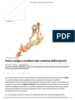 Fonca Castiga A Creadores Que Cometan Delitos Graves PDF