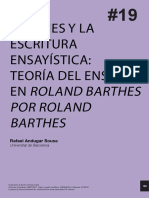 Roland Barthes Por Roland Barthes Artículo