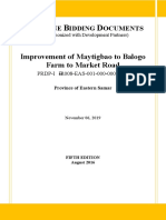 PBD of Improvement of Maytigbao-Balogo FMR, Maydolong-Balangkayan, E. Samar - Final PDF