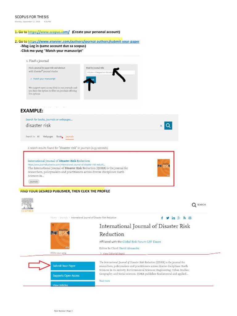 Submitting Manuscripts to Scopus | PDF