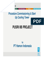 V-Procedure Commissioning & Start Up Cooling Tower