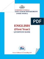 ENGLISH Question Bank Kerala VHSE +1 PDF