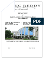 Digital IC Applications Lab Manual (R16