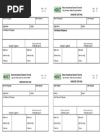 Employee's Exit Pass Form