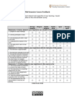 Mid-Semester Feedback Long Form 2016