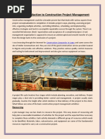 A Brief Introduction to Construction Project Management