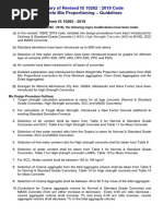 IS 10262:2019 Concrete Mix Guidelines | PDF | Concrete | Cement