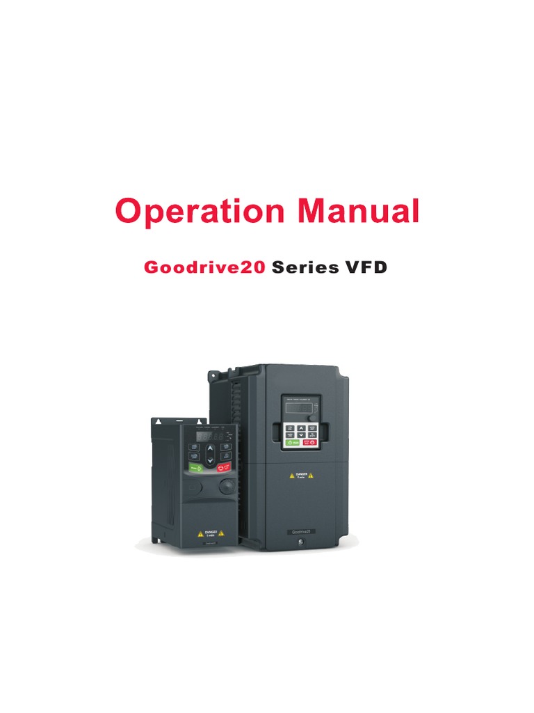 Goodrive20 Series VFD - V1.2 | PDF | Mains Electricity | Power Supply