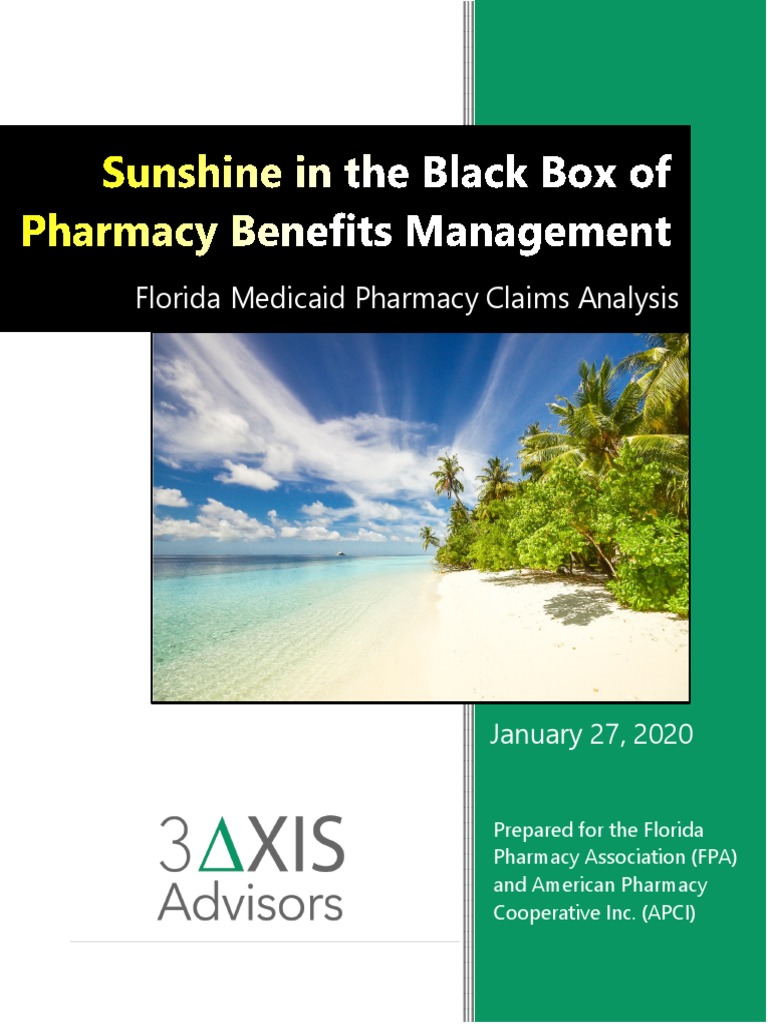Florida Medicaid Pharmacy Claims Analysis | PDF | Medicaid | Generic Drug