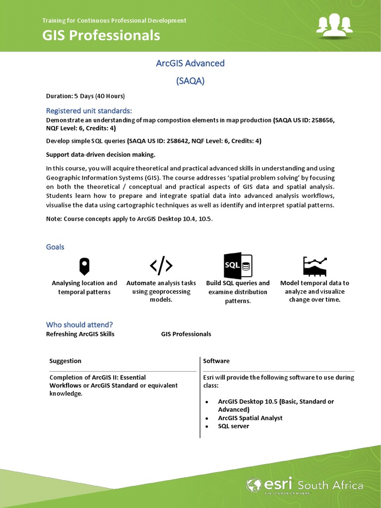 Arcgis Advanced Pdf Pdf