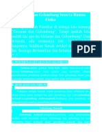 Getaran Dan Gelombang Beserta Rumus Fisika