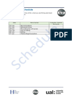 Radio Drama Production Schedule