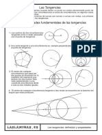 Tangencias: definición, propiedades y resolución de problemas