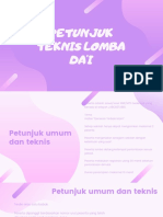 Petunjuk Teknis Lomba DA'I