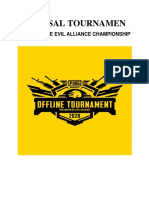 Proposal tournament offline pubg mobile
