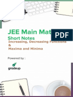 Increasing, Decreasing Function & Maxima-Minima Notes For JEE Main - pdf-67 PDF