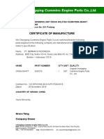 Certificate of Manufacture - GZSWS190725 7.3,2019