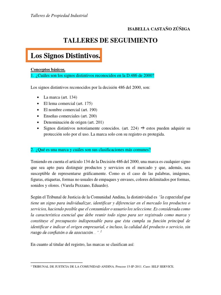 Taller Propiedad Intelectual | PDF | Marca comercial | Patentar