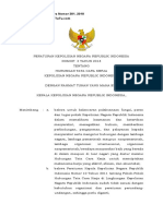 Perpol Nomor 3 Tahun 2018 Tentang HTCK Polri PDF