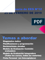 Plenaria Ees 12-25 de Febrero 2019