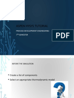 Presentation - Hysys - Tutorial PDF Version PDF
