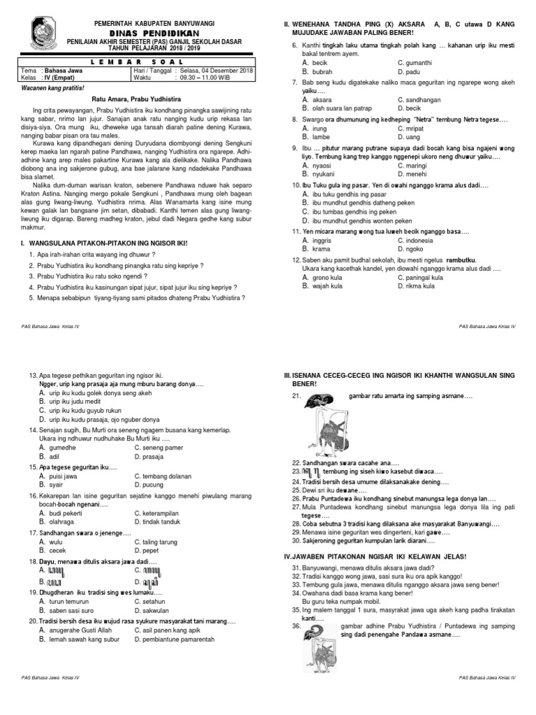 Puntadewa Ratu Ing Ngendi