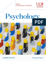 Postgrad Psychology. Undergrad Handbook 2018