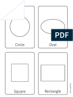 Shapes Images Flash Cards PDF