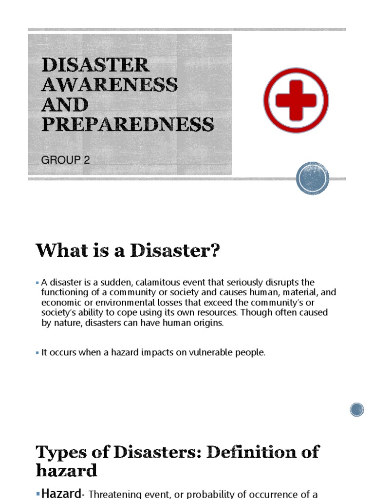 Disaster Preparedness and Awareness Guide | PDF | Hazards | Risk Management