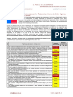 Multas Relacionadas Con Los Reglamentos Internos de Orden Higiene y Seguridad RIOHS PDF