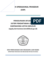 SOP Penggunaan Aplikasi Online Darmasiswa PDF