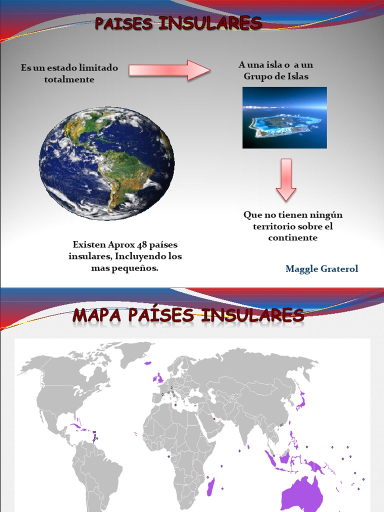 Lista de Países Insulares y Características | PDF | Oceanía