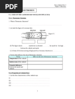 Chapter 9: Electronics: 9. 1: Uses of The Cathode Ray Oscilloscope (C.R.O) 9.1.1: Thermionic Emission