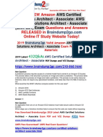 (November-2019) Braindump2go New AWS-Certified-Solutions-Architect-Associate Dumps With VCE and PDF Free Share PDF