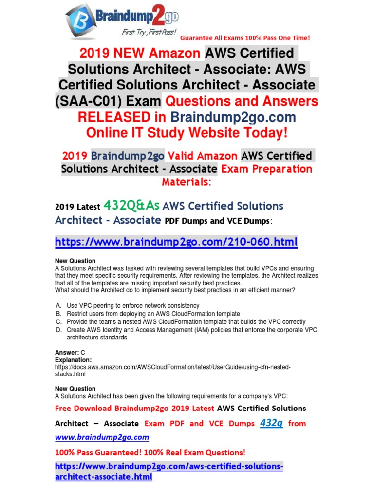 AWS-Solutions-Associate PDF