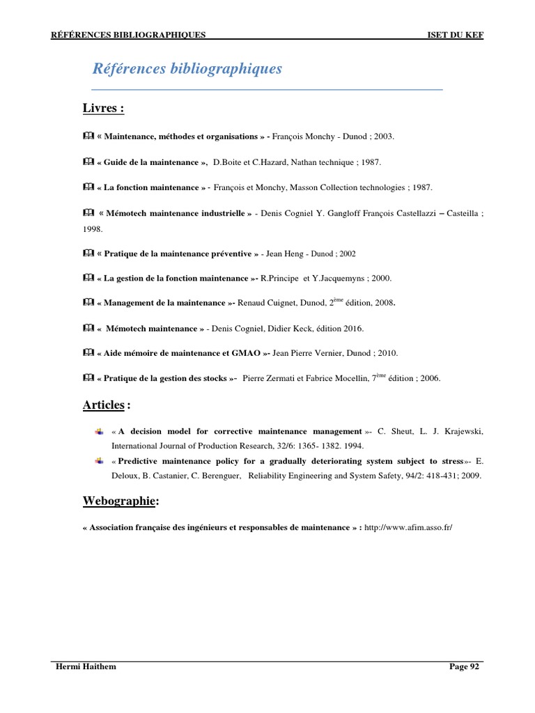 Exemples de bibliographie PDF | PDF