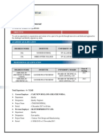 CV Irshad Ali Quality Engineer