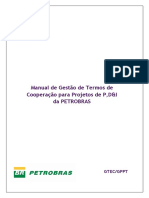 Manual de Gestão de Termos de Cooperação para Projetos de P,D&I da PETROBRAS